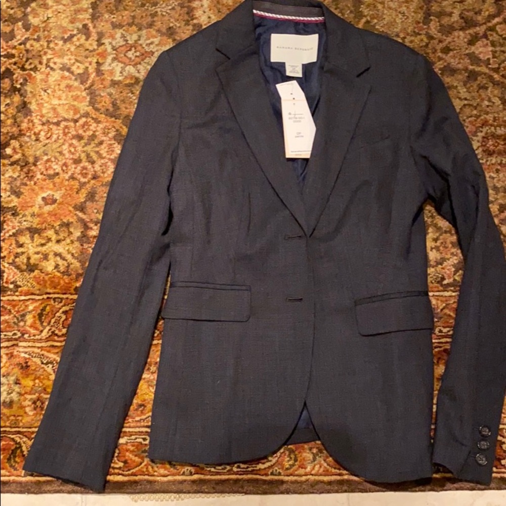 NWT Banana Republic Petite Blue Blazer - 0P